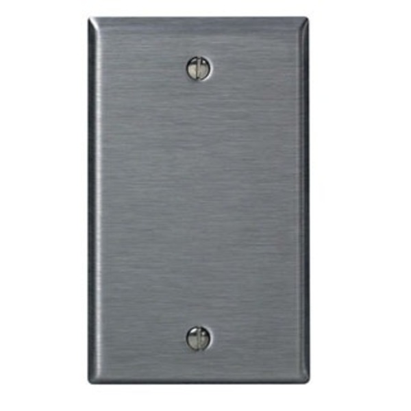 Leviton Stainless Steel 1 Gang Wallplate SSJ13-40